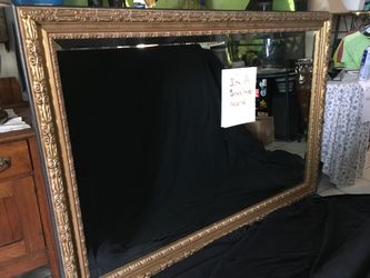 Custom Framed Beveled Mirror