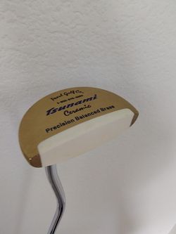 Tsunami Ceramic & Brass Putter by Pearl Golf Co.