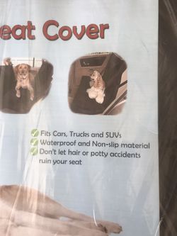 Dog car seat protector