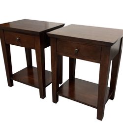 Pottery Barn Valencia Nightstands / End Tables (Pair of 2)