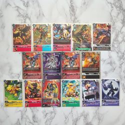 Digimon trading cards holos Agumon, greymon, holos and more
