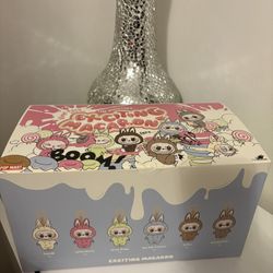 Authentic Popmart The Monsters Exciting Macaron Case And Let’s Checkmate Plush Pendent Bundle 