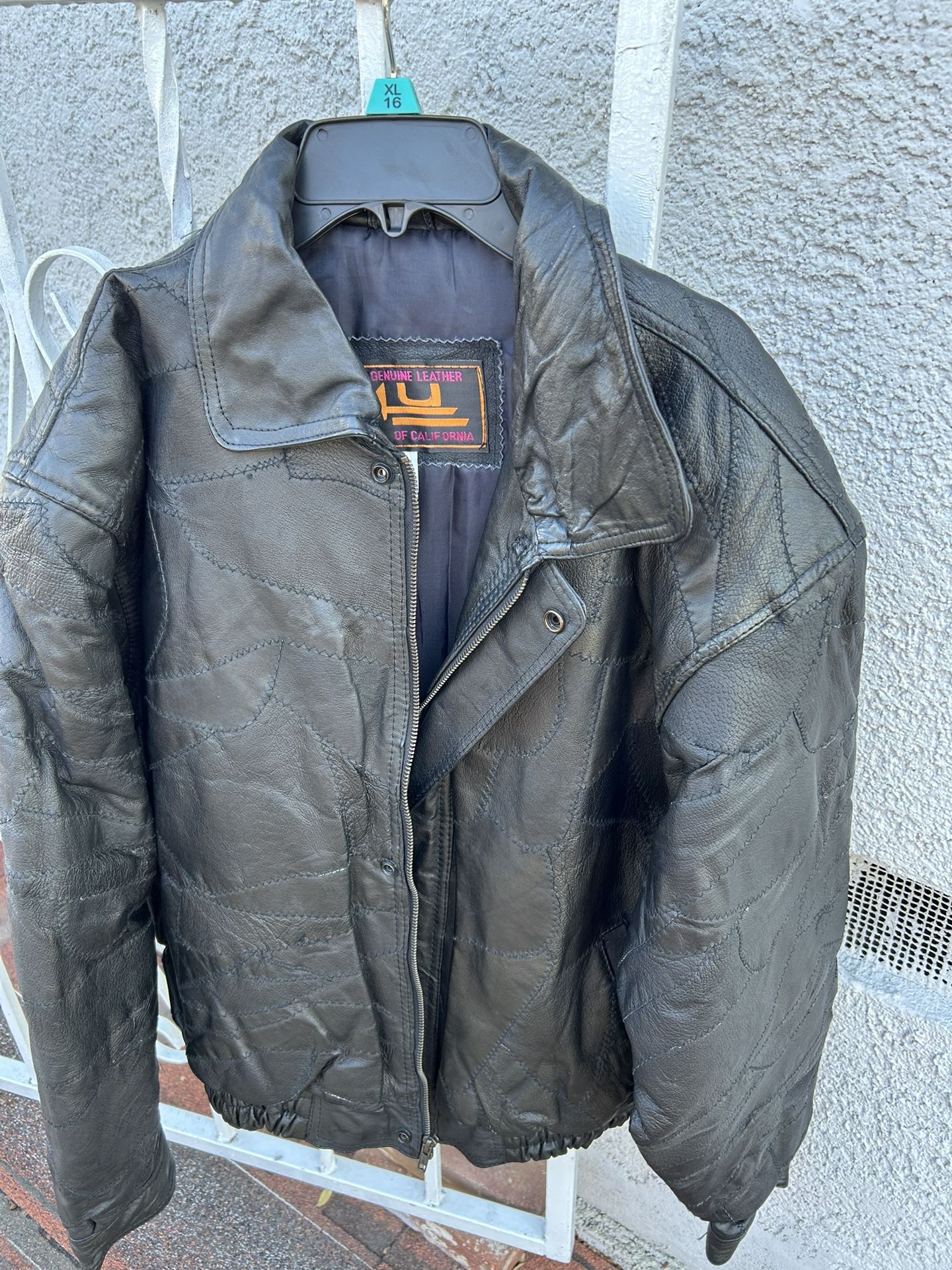Black Genuine Leather Jacket For Men