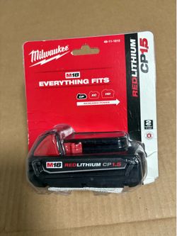 Milwaukee M18 New Battery 1.5 Open Box