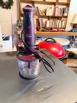 Wolfgang Puck Bistro Immersion Blender & Chopper – $18
