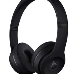 Beats Solo3 Wireless On-Ear Headphones - Apple W1 Headphone Chip, Class 1 Bluetooth, 40 Hours of Listening Time, Built-in Microphone - Black