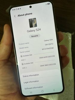 Samsung Galaxy S24 - Factory Unlocked (Mint Condition) - Firm Price