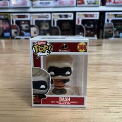 CHASE BITTY Dash The Incredibles Funko Pop #366 Disney Pixar Movies Animation