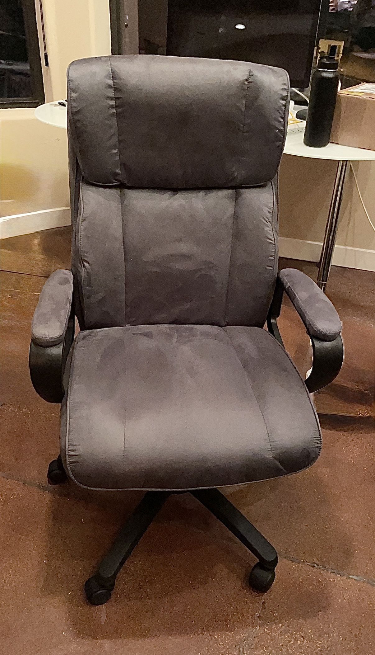 Gray Ergonomic Swivel Office Chair