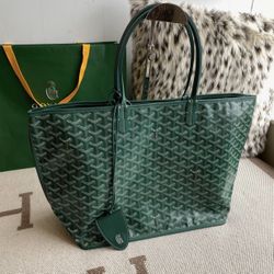 Woman luxury tote Green  bag 