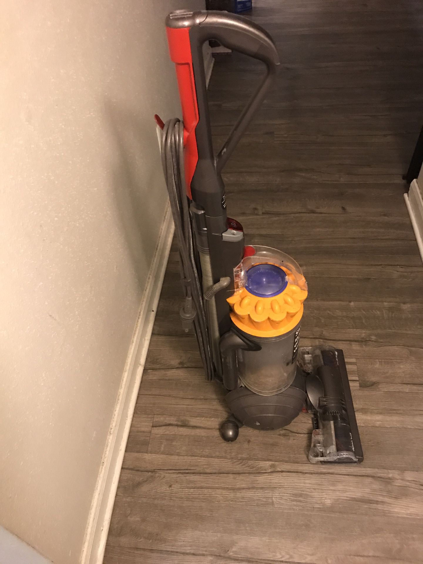 Dyson upright corded vacuum with handheld extension