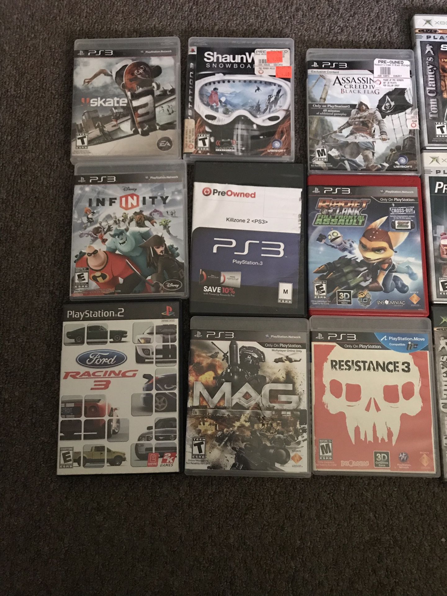 Ps2,PS3,wii and Xbox games