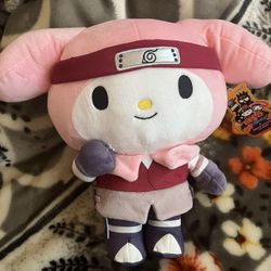 my melody sakura plush 
