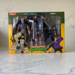 Neca Teenage Mutant Ninja Turtles Casey Jones Vs Foot Soldier