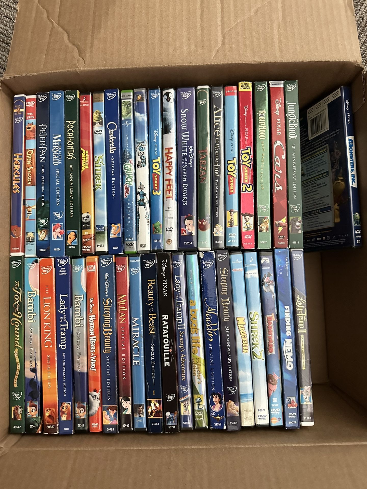 41 Kids Disney DVD $20 For All