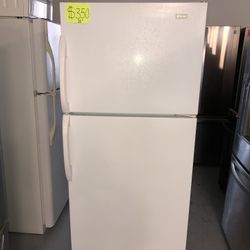 30” White Magic Chef Top&Bottom Refrigerator 