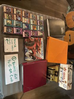 3 BINDERS FULL OF YU-GI-OH CARDS