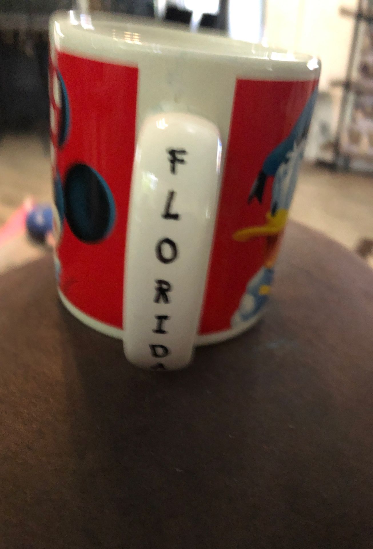 WALT DISNEY Applause FAB FIVE FLORIDA 12oz. Coffee Mug Cup Mickey Minnie Donald