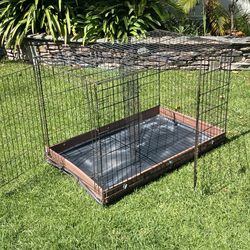 Extra Large Folding Pet Cage W/ Stabling Baseboards