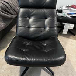 IKEA Swivel Chair and Foot Rest
