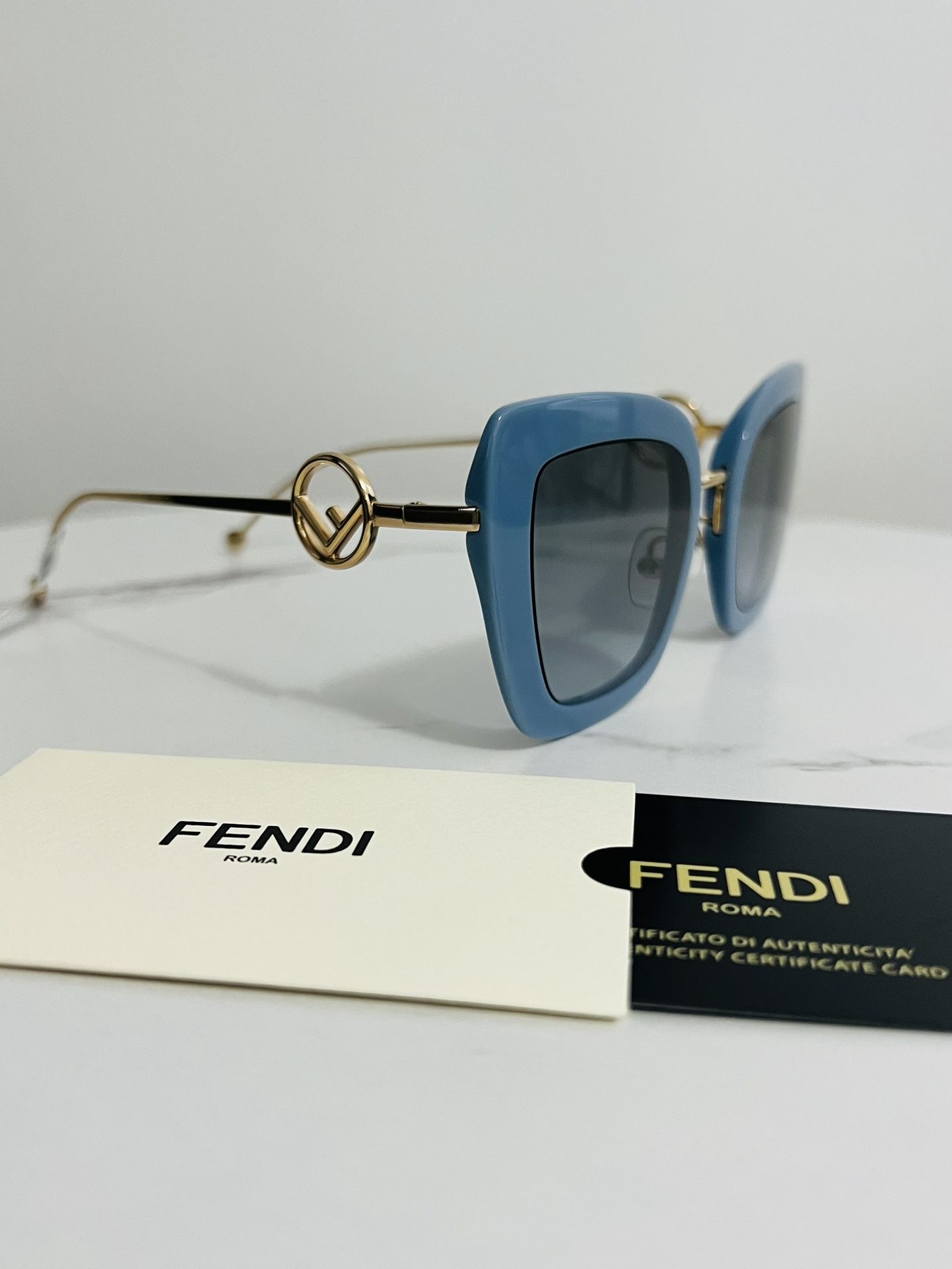 Fendi Light Blue Sunglasses