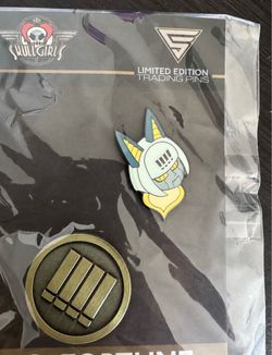 Skull girls Robo Fortune enamel pin set 2/3 NEW limited edition