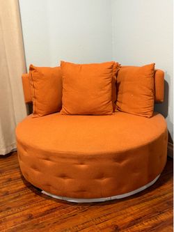 Orange couch