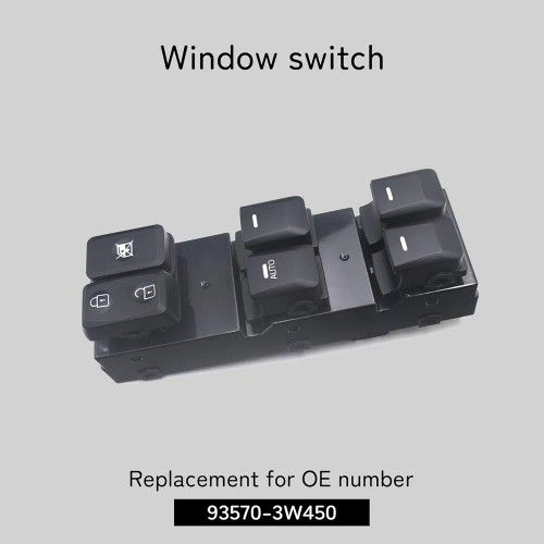 RuiWen KAWS002 Power Window Switch Master Driver Side Front Left Compatible with Kia Sportage 2011 2012 2013 2014 2015 2016