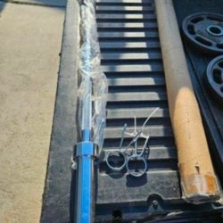 NEW 5 & 6 FT BAR For Olympic Size Weights 