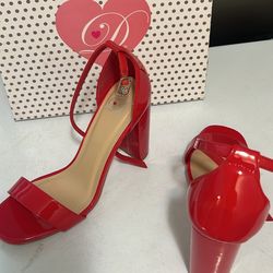 Women’s Red Heels Size 8
