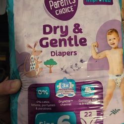 Parents Choice Diapers Size 6