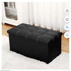 Storage Box Foldable Leather 