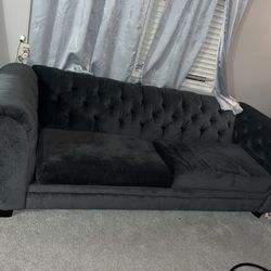 Gray pull Out Couch For Sale !!