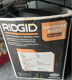 Rigid Wet/Dry Vacuum