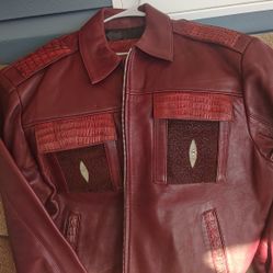alligator skin jacket