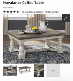 Ashley’s furniture coffee table