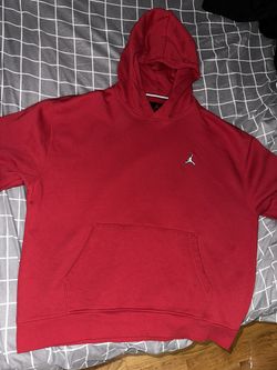 Red Jordan Fleece Hoodie size XL