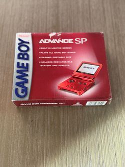Gameboy Advanced SP new open box red