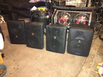 4 JBL Indoor Out Door Speakers Control  28 T Loudspeaker