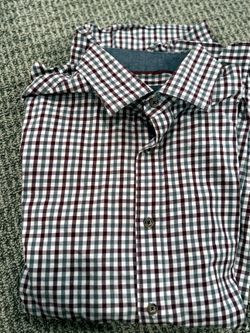 Southern Tide Button-Down Shirt - Small, Light Blue Plaid