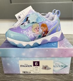 Toddler Disney Frozen Athletic Sneakers /Blue/Purple size 6T