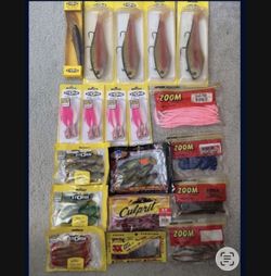 FISHING Bait Lures New OLD Stock STORM ZOOM TUSANAMI STRiKE KING CULPRIT