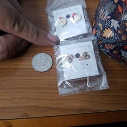 Christmas earrings