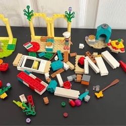 Lego with Two Figures Pizza Skateboard etc $5 for All 