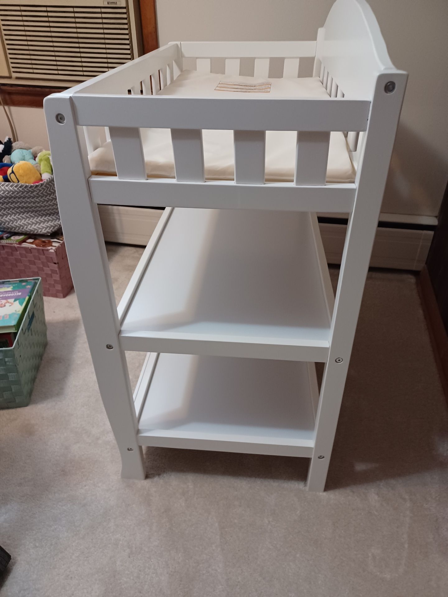 White Changing Table