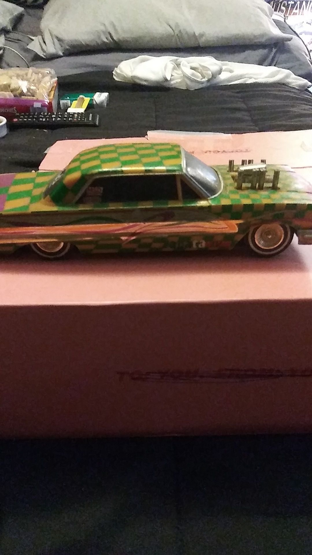 Joker remote control front and rear hydraulic lowrider car with moving