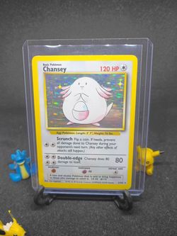 Pokemon 1999 chansey holo base set lp