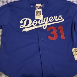 🔥 Authentic LA Dodgers Jersey – 2XL – Mike Piazza #31 – Birthday Worn Only! 🔥