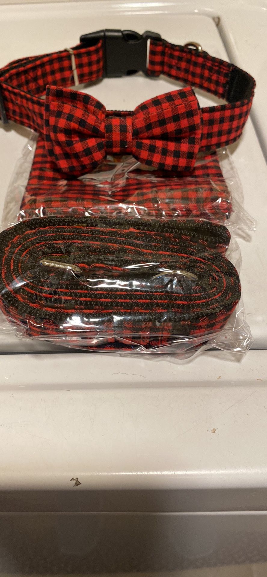Medium gray leather collar or large brown leather collar $15 each