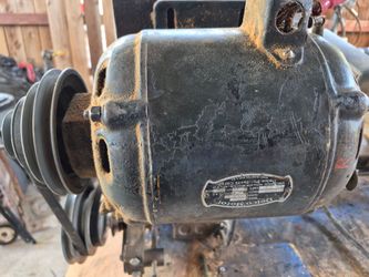 Vintage Delco Electric Motor with Pulley